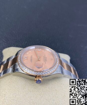 Female Datejust Rolex​ M126281RBR-0016 Rose Gold Watch