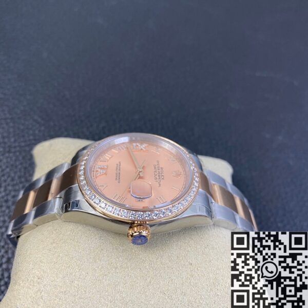 Female Datejust Rolex​ M126281RBR-0016 Rose Gold Watch