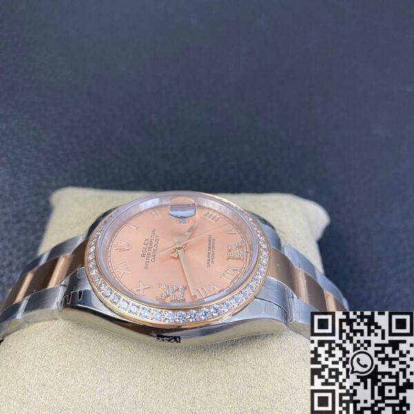 Female Datejust Rolex​ M126281RBR-0016 Rose Gold Watch