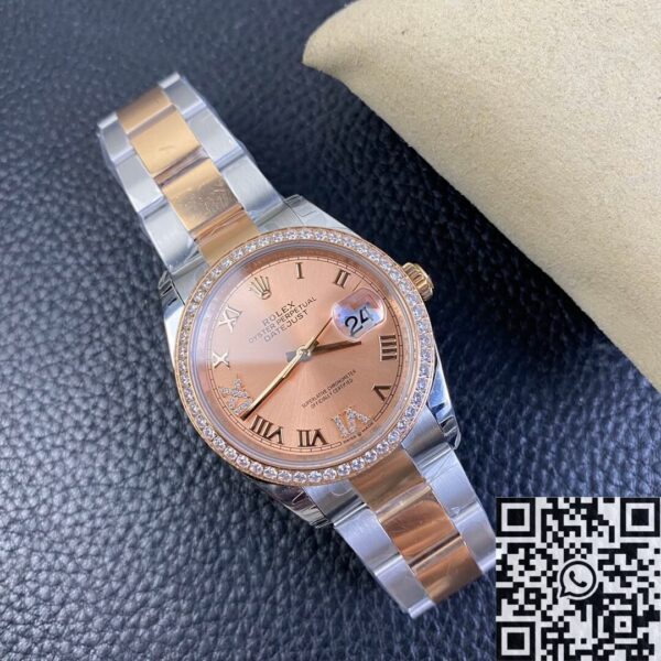 Female Datejust Rolex​ M126281RBR-0016 Rose Gold Watch