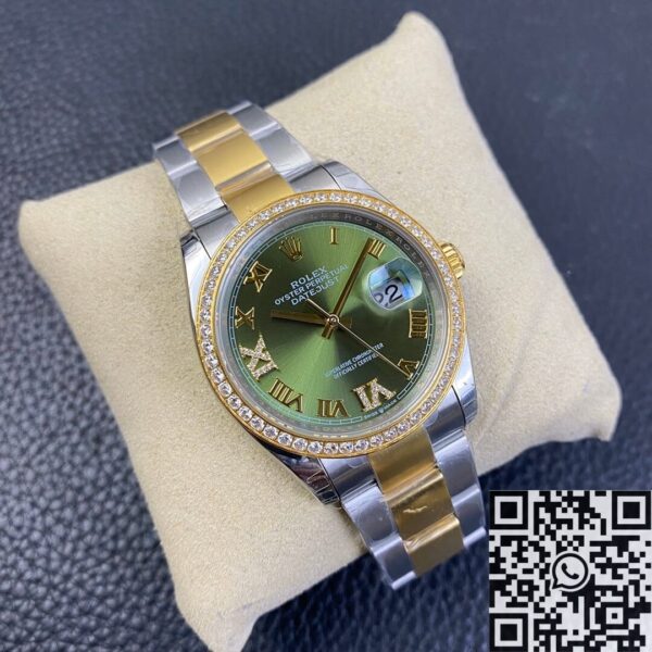 Women's Rolex Datejust M126283RBR-0012 Gold Watch 36mm