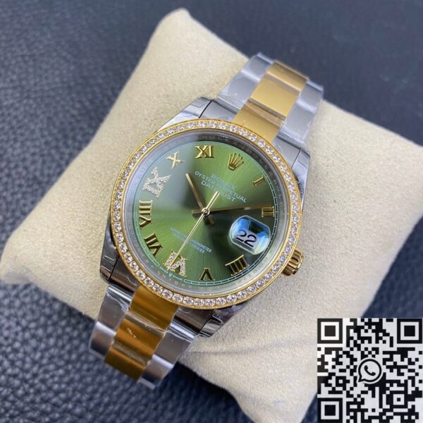 Women's Rolex Datejust M126283RBR-0012 Gold Watch 36mm