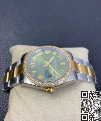 Women's Rolex Datejust M126283RBR-0012 Gold Watch 36mm