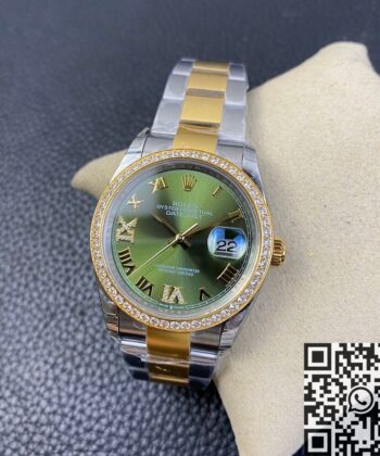 Women's Rolex Datejust M126283RBR-0012 Gold Watch 36mm