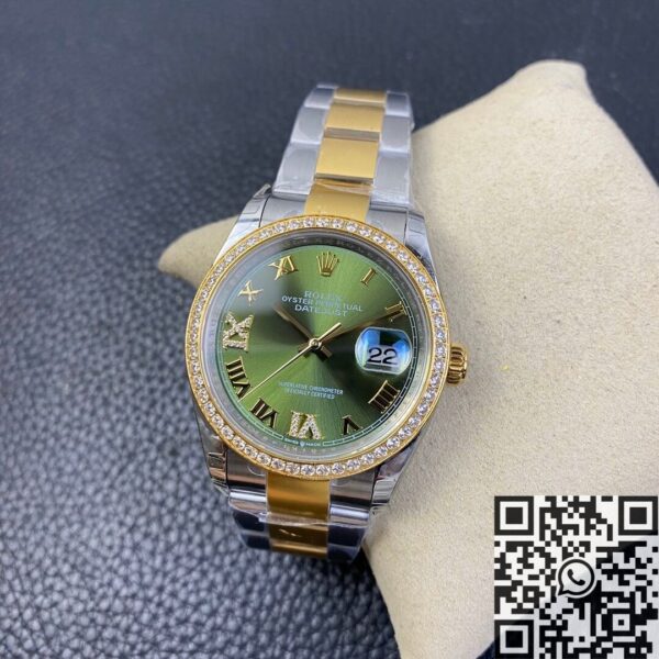 Women's Rolex Datejust M126283RBR-0012 Gold Watch 36mm