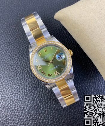 Women's Rolex Datejust M126283RBR-0012 Gold Watch 36mm
