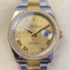 Rolex 36mm Datejust M126283RBR Gold Watch EW Factory