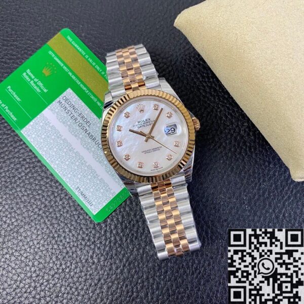 Gold Rolex Datejust​ M126333-0018 Watch Size 41mm EW Factory
