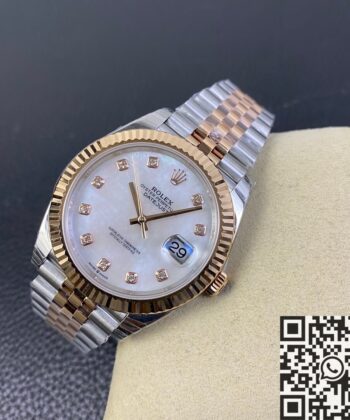 Gold Rolex Datejust​ M126333-0018 Watch Size 41mm EW Factory