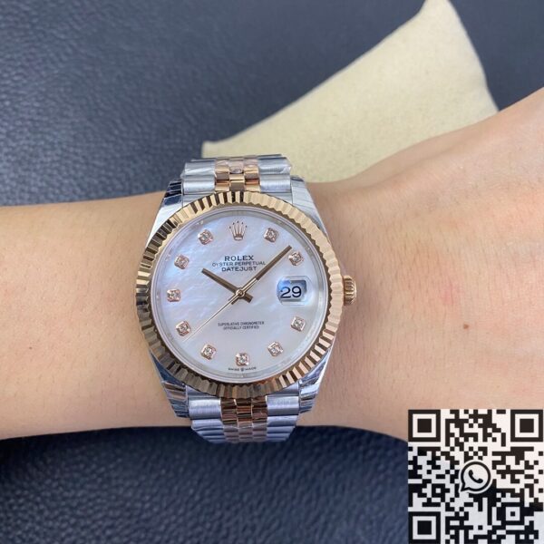 Gold Rolex Datejust​ M126333-0018 Watch Size 41mm EW Factory
