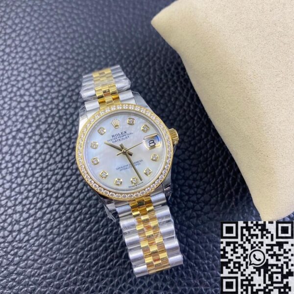 Lady Datejust Rolex​ M278383RBR-0028 Gold Watch EW Factory