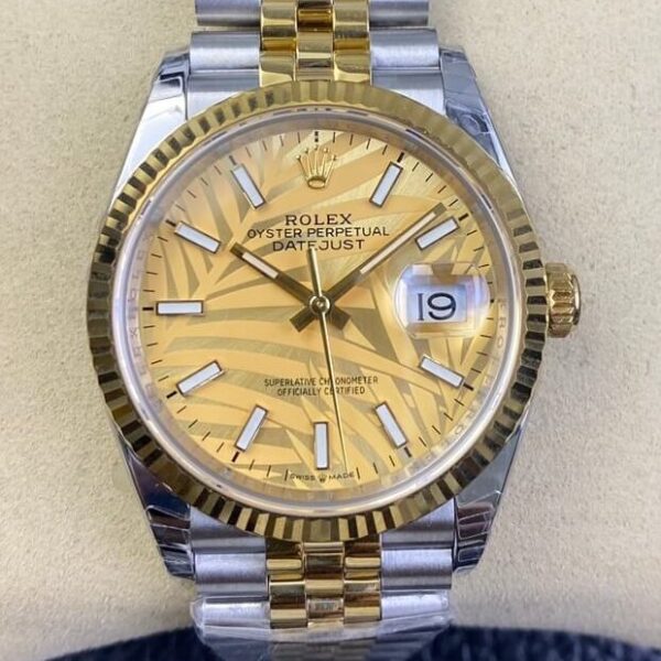 Rolex Datejust 36 MM M126233-0037 Gold Watch EW Factory