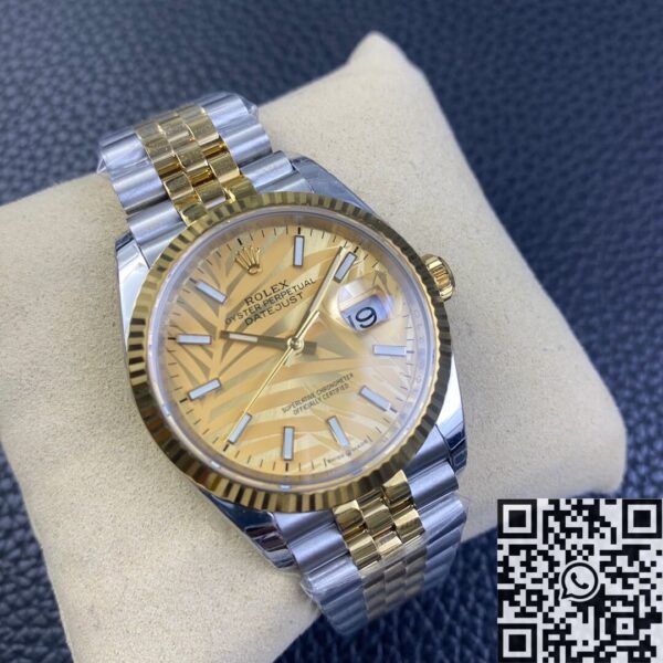 Rolex Datejust 36 MM M126233-0037 Gold Watch EW Factory