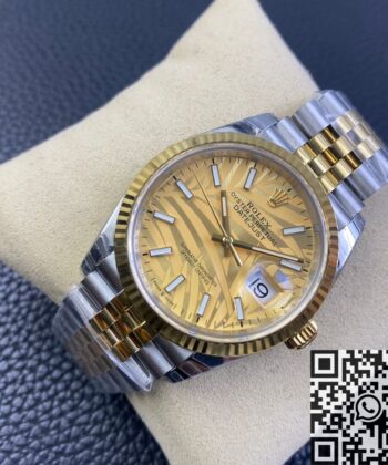 Rolex Datejust 36 MM M126233-0037 Gold Watch EW Factory