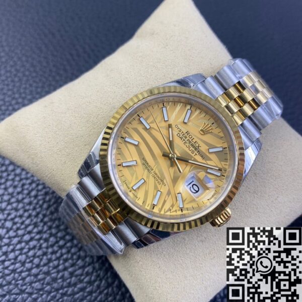 Rolex Datejust 36 MM M126233-0037 Gold Watch EW Factory
