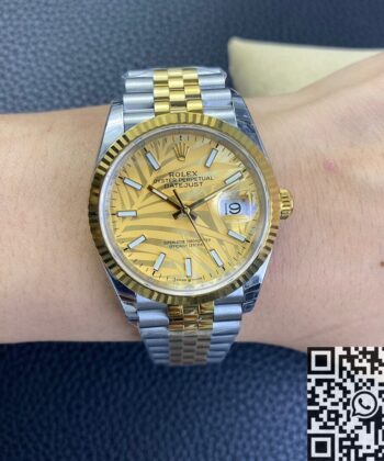 Rolex Datejust 36 MM M126233-0037 Gold Watch EW Factory