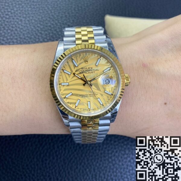 Rolex Datejust 36 MM M126233-0037 Gold Watch EW Factory