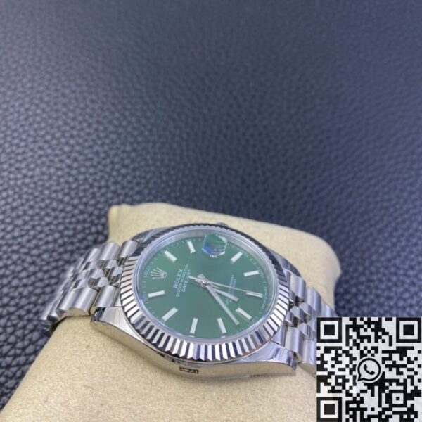 Datejust Rolex 41MM M126334-0028 Mint Green Dial EW Factory
