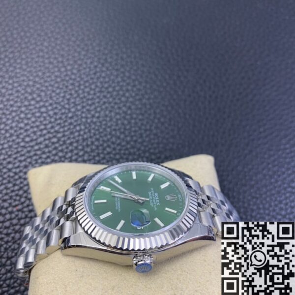 Datejust Rolex 41MM M126334-0028 Mint Green Dial EW Factory