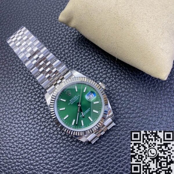 Datejust Rolex 41MM M126334-0028 Mint Green Dial EW Factory
