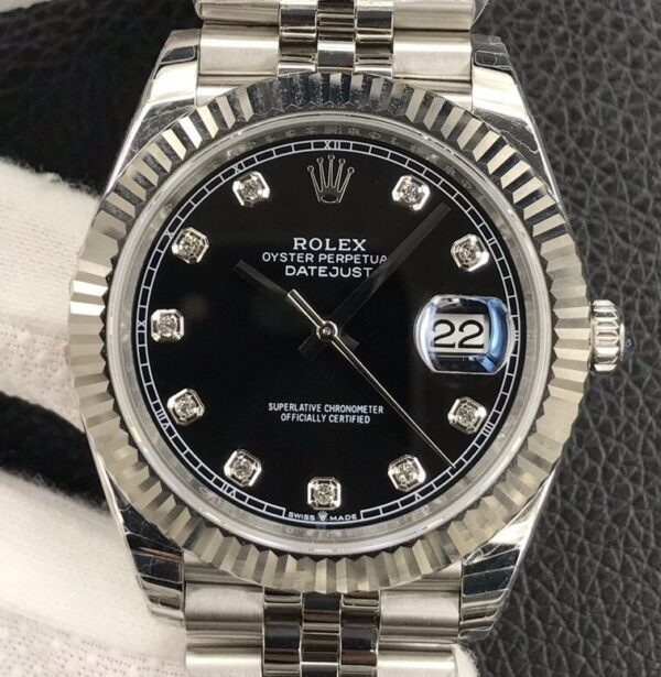 Datejust Mens Rolex​ M126334-0012 Black Dial 41mm EW Factory