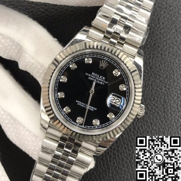 Datejust Mens Rolex​ M126334-0012 Black Dial 41mm EW Factory