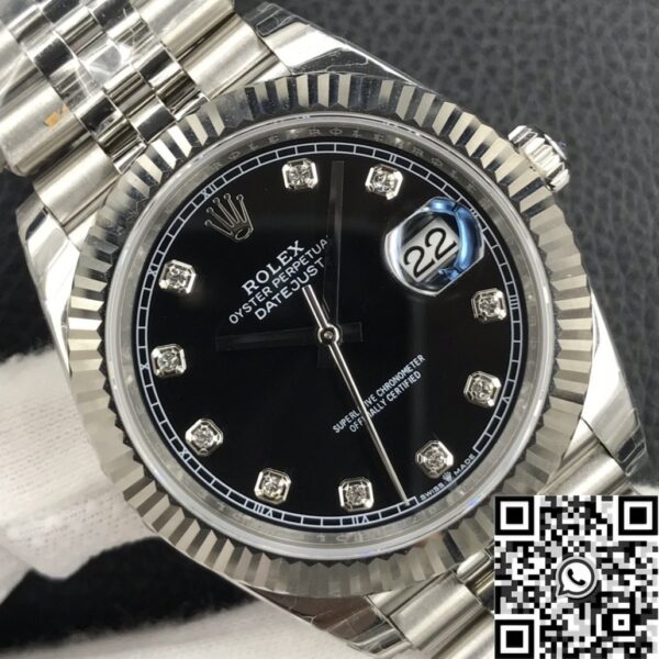 Datejust Mens Rolex​ M126334-0012 Black Dial 41mm EW Factory