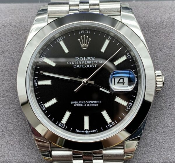 Rolex Datejust Black M126300-0012 41mm Watch EW Factory