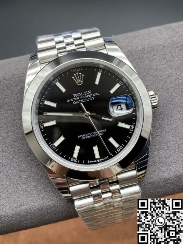 Rolex Datejust Black M126300-0012 41mm Watch EW Factory