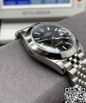 Rolex Datejust Black M126300-0012 41mm Watch EW Factory