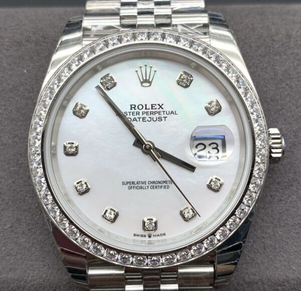 Rolex Datejust Dial M126334-0020 Diamond Bezel Size 41mm