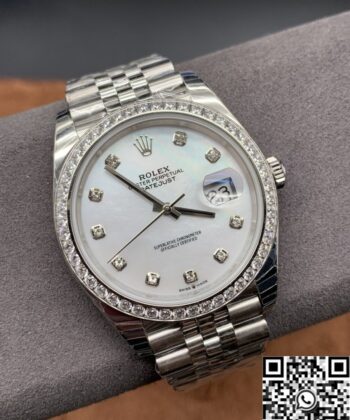 Rolex Datejust Dial M126334-0020 Diamond Bezel Size 41mm