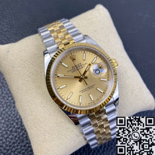 Rolex Datejust Ladies M126233-0015 Gold 36mm EW Factory