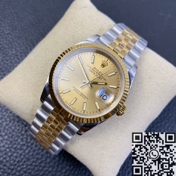Rolex Datejust Ladies M126233-0015 Gold 36mm EW Factory