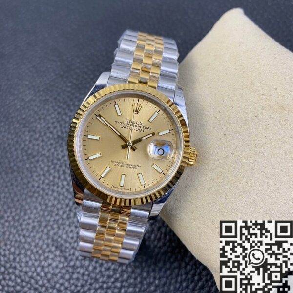 Rolex Datejust Ladies M126233-0015 Gold 36mm EW Factory