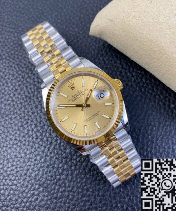Rolex Datejust Ladies M126233-0015 Gold 36mm EW Factory