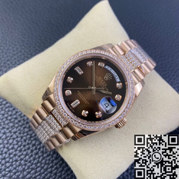 Gold Day Date Rolex M218345RBR-0041 Rose Gold Size 36mm
