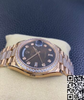 Gold Day Date Rolex M218345RBR-0041 Rose Gold Size 36mm