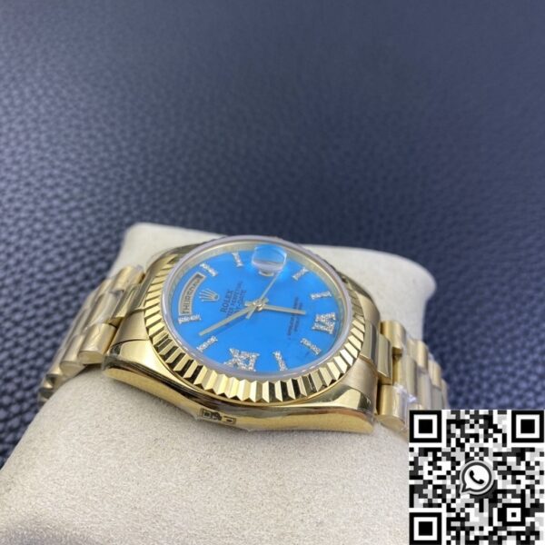 Rolex Day And Date M118238-0071 Turquoise Dial Gold 36mm