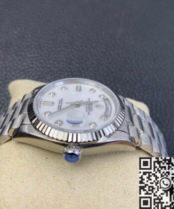 Rolex Day-Date Rolex M128239-0007 White Mother-of-Pearl Dial