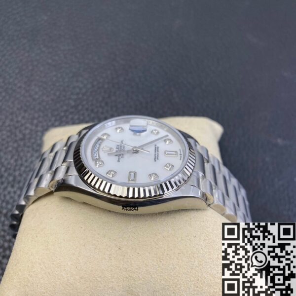 Rolex Day-Date Rolex M128239-0007 White Mother-of-Pearl Dial