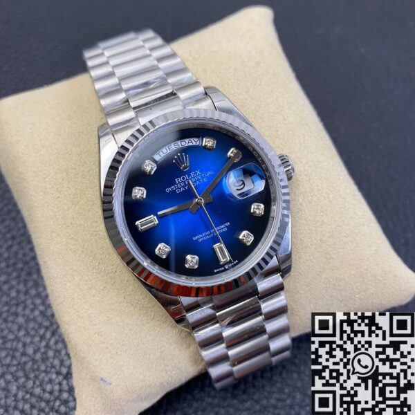 Day Date Rolex Women's​ M128239-0023 Gradient Blue Dial 36mm