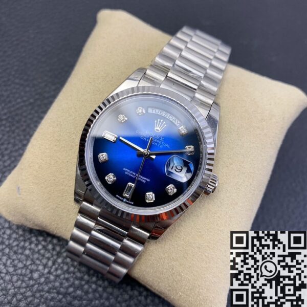 Day Date Rolex Women's​ M128239-0023 Gradient Blue Dial 36mm