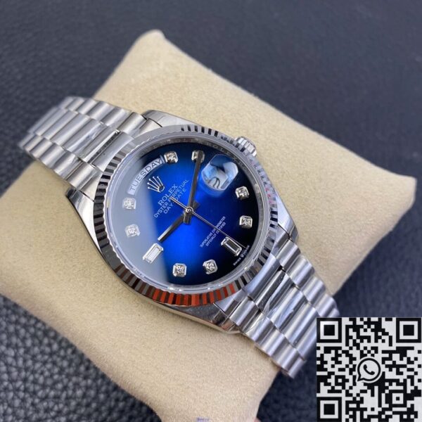 Day Date Rolex Women's​ M128239-0023 Gradient Blue Dial 36mm