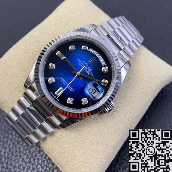 Day Date Rolex Women's​ M128239-0023 Gradient Blue Dial 36mm