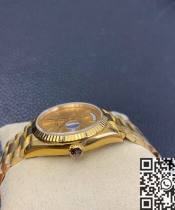 Rolex Day Date 36MM M128235-0037 Champagne Gold Watch