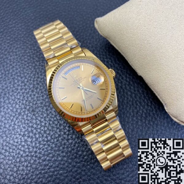 Rolex Day Date 36MM M128235-0037 Champagne Gold Watch