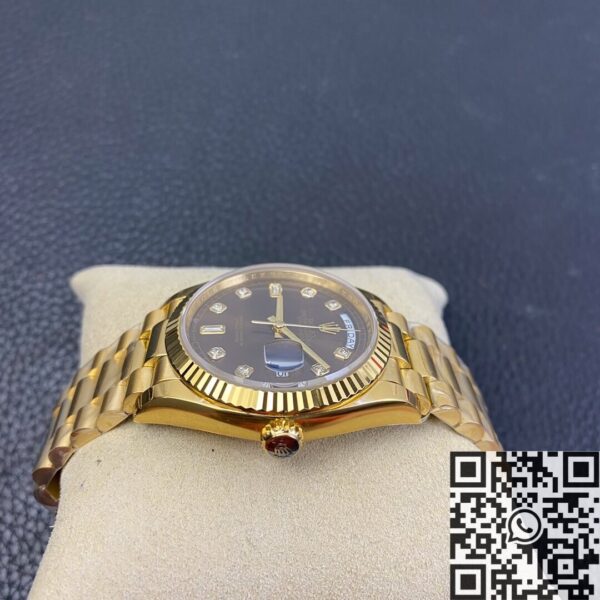 Vintage Rolex Day Date M128238-0022 Brown Dial Ladies Gold