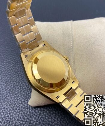 Vintage Rolex Day Date M128238-0022 Brown Dial Ladies Gold