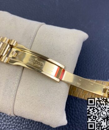 Vintage Rolex Day Date M128238-0022 Brown Dial Ladies Gold